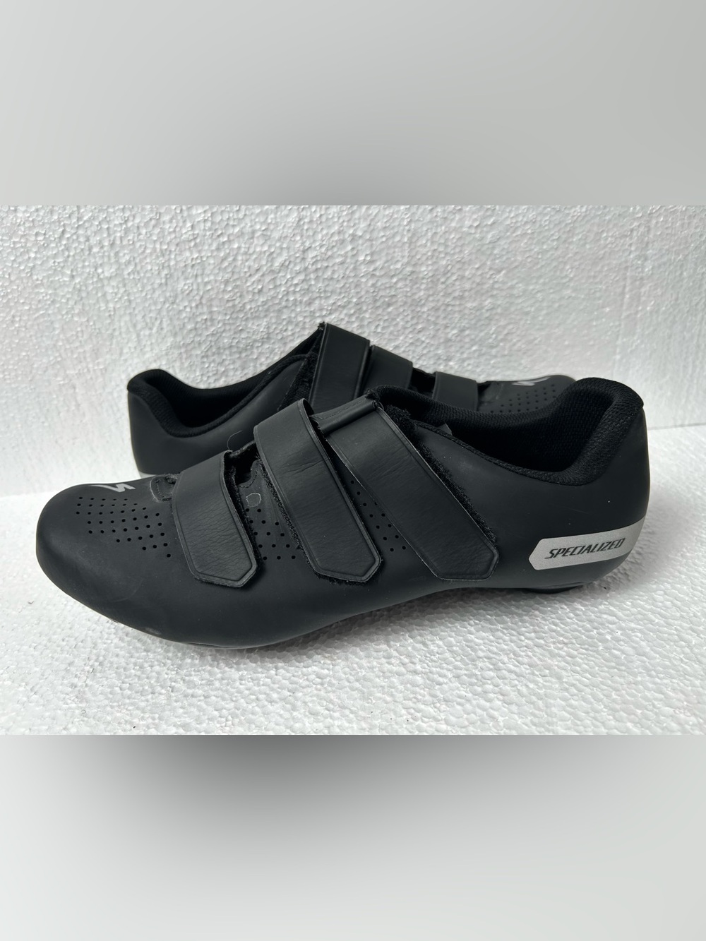Specialized Black Men's Torch 1.0 titanium Cycling Shoes with Triple Straps 10.5